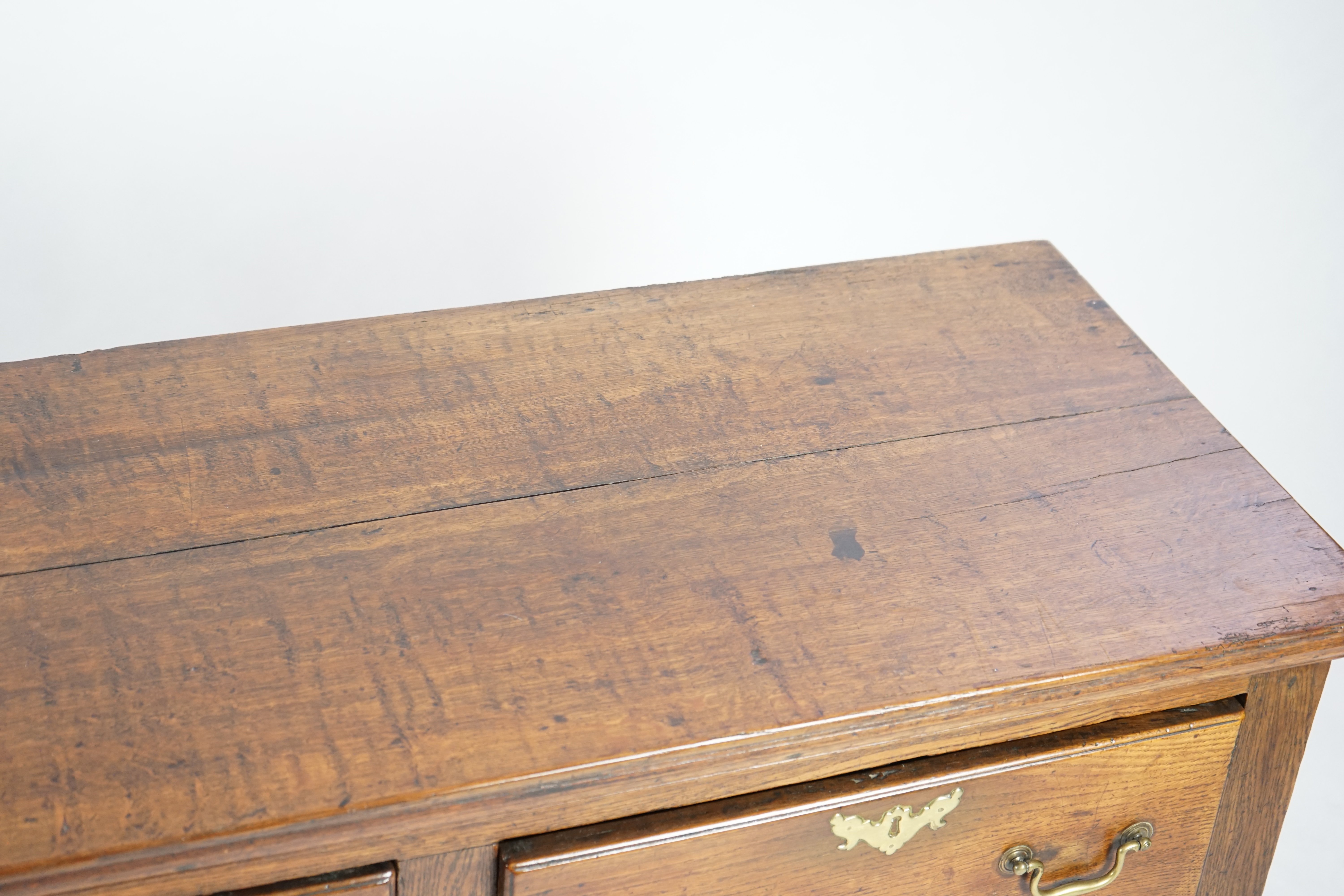 A George III oak dresser base